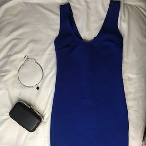 FOREVER21: Rich blue mini bodycon dress